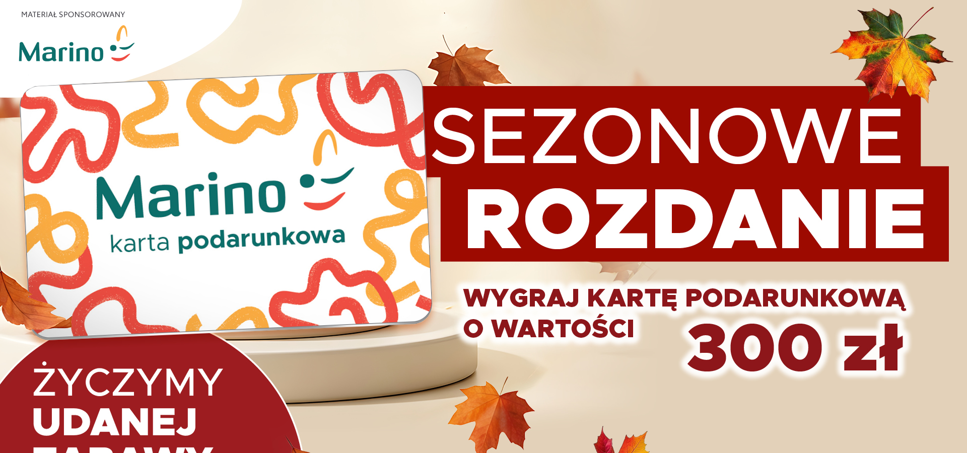 Zgarnij kartę podarunkową!