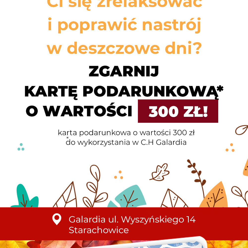 Zgarnij kartę podarunkową!