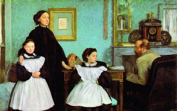 „Rodzina Bellellich” Degasa - historia obrazu