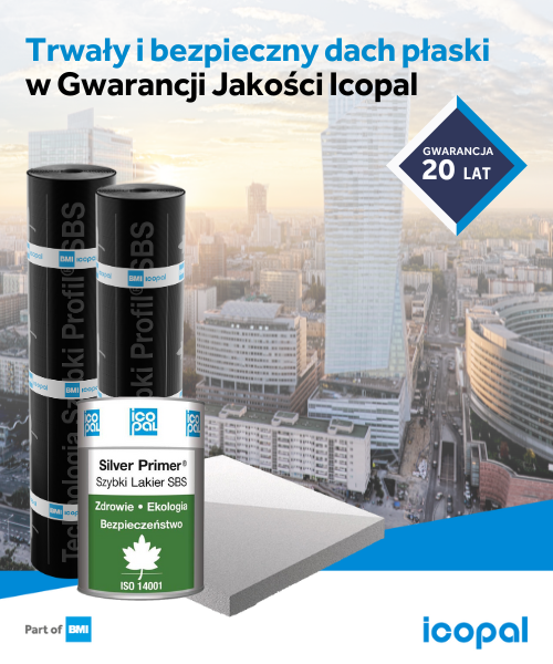 Dachy płaskie nowe