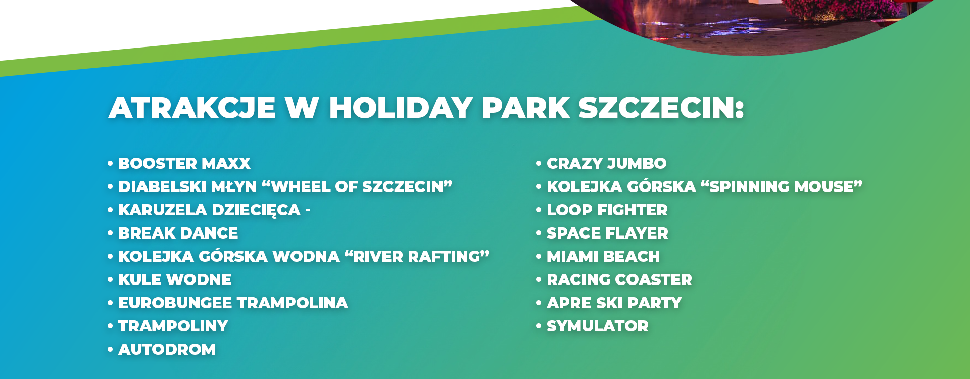 Zaszalej w Holiday Park Szczecin!
