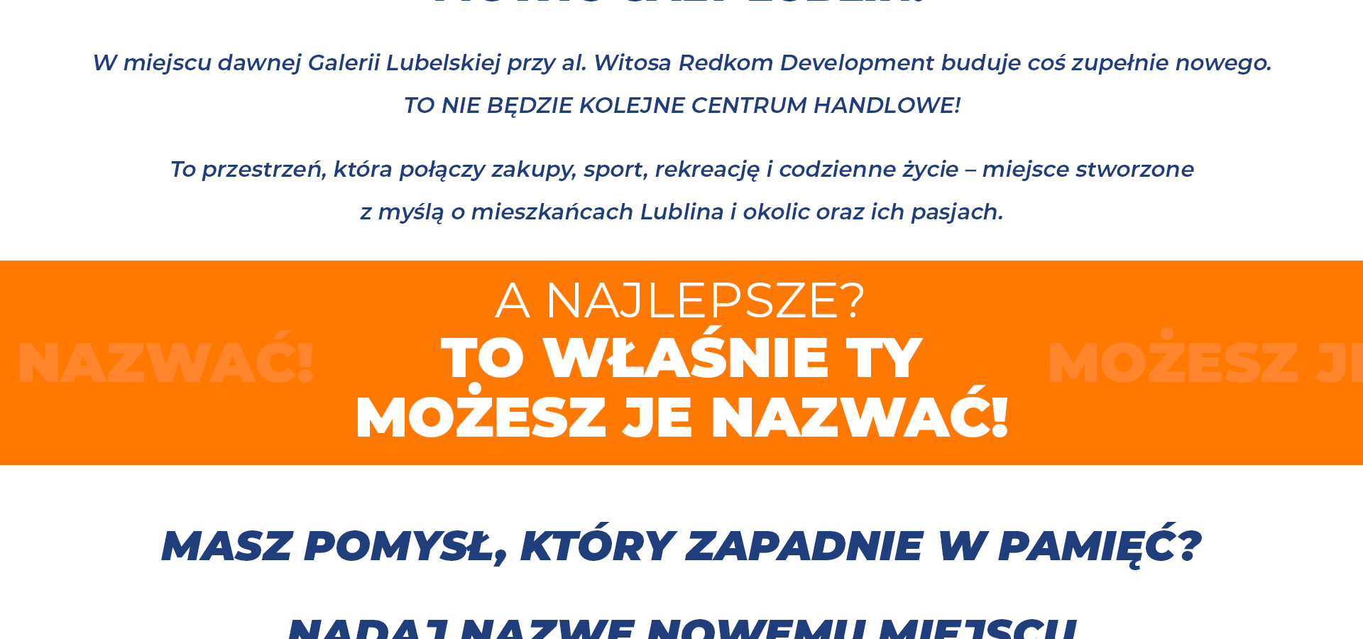 Wymyśl nazwę i wygraj!