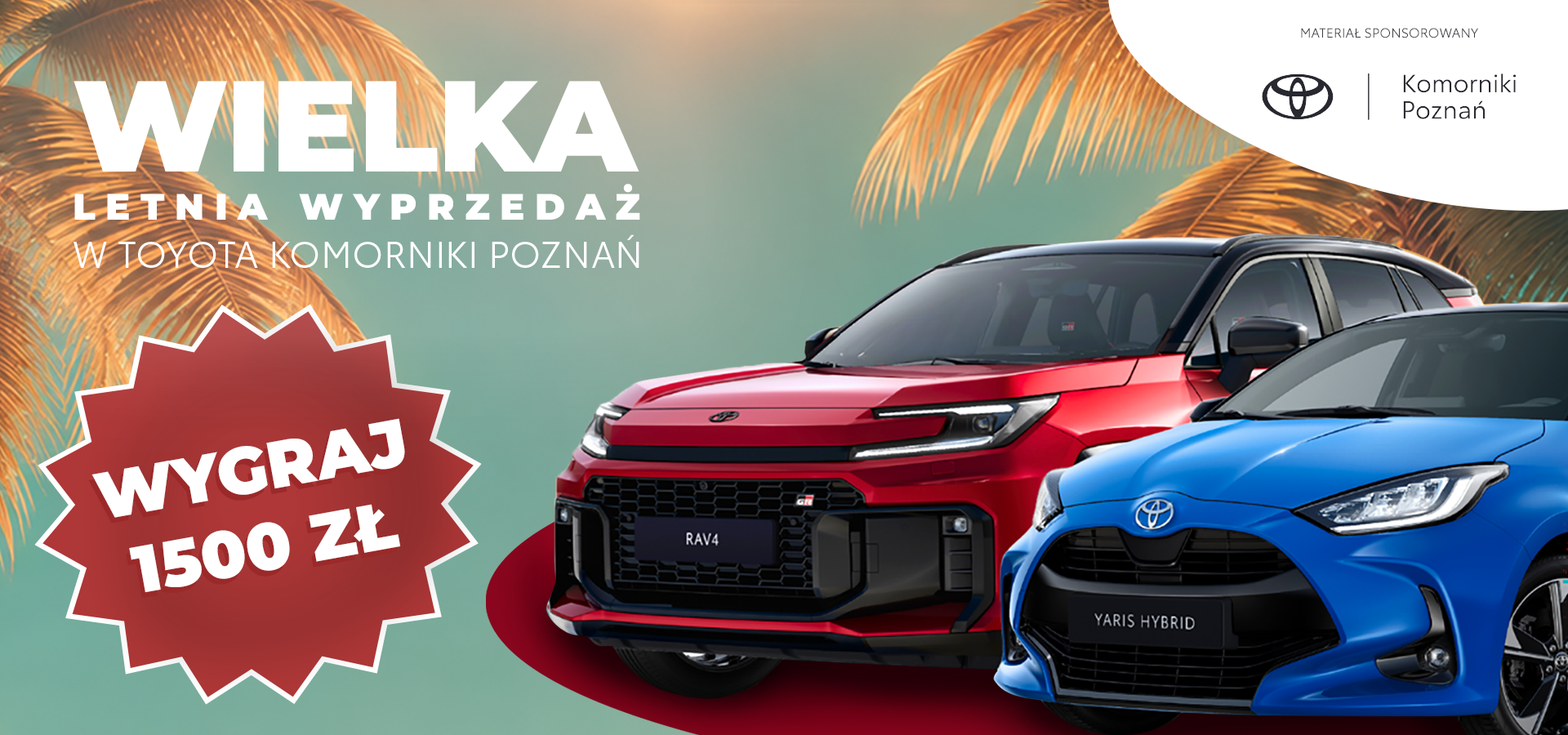 Letnia Wyprzedaż w Toyota Komorniki Poznań!