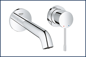 Essence - bateria umywalkowa ścienna zdjęcie